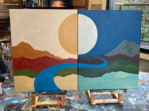 Night and Day: Unifying a Color Palette. Step by Step Class