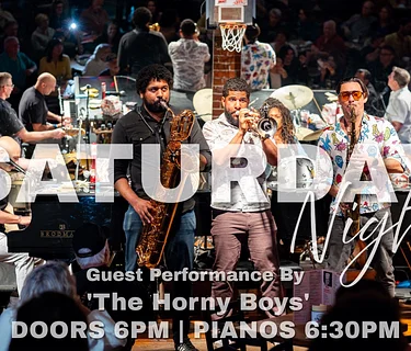 Dueling Pianos San Diego Saturday Night | Live Music at The Shout! House | Horn Section Guest Performance