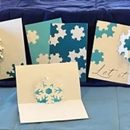 Pop-Up Snowflake Card Take and Make