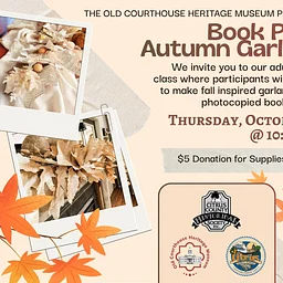 Crafting for Adults – Book Page Fall Garland
