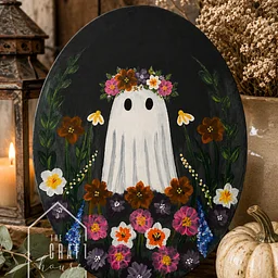 Feature Friday: Vintage Floral Ghost Paint & Sip
