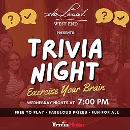 Trivia Night Every Wednesday 7:00PM – 9:00PM, The Local West End in St. Louis Park, Hosted by Trivia Mafia