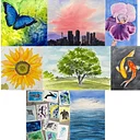 LAURIE’S MINI WATERCOLOR WORKSHOPS -Various Dates and Subjects: see below for dates and times offered.
