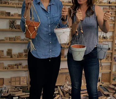 Workshop at CRAFT: Macrame Plant Hangers