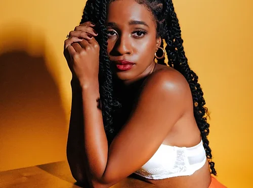 Angel Adedokun and her band