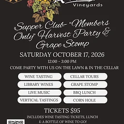 Supper Club-Harvest Party & Grape Stomp