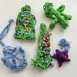 Macrame Ornaments: Stars and Trees Workshop