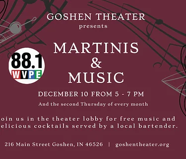 Martinis and Music: December Edition