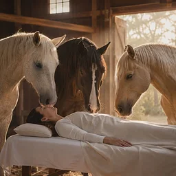 Reiki Session with the Herd