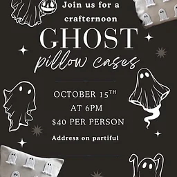 Ghost Pillow Cases Crafternoon