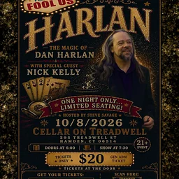 The Magic of Dan Harlan w/s/g Nick Kelly
