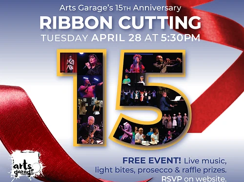 Arts Garage’s 15th Anniversary Ribbon Cutting