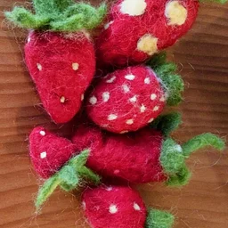 Felted Strawberry Workshop