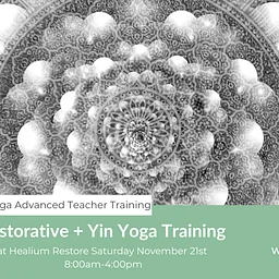 Restorative + Yin Yoga Training w/Bethany