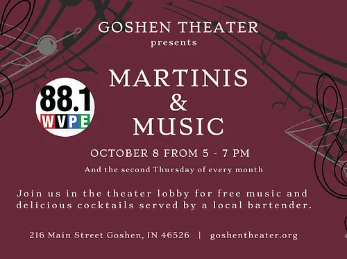Martinis and Music: October Edition