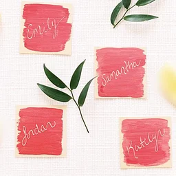 Painted Placecards