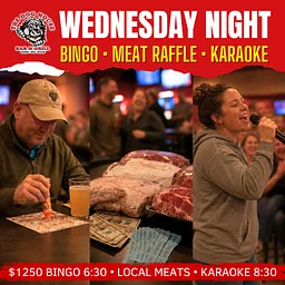Wednesday Night Bingo, Meat Raffle & Karaoke
