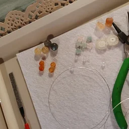 Jewelry Workshop with Opuntia Flowers