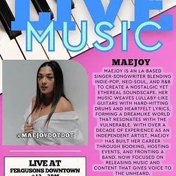 Live Music: Maejoy