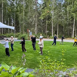 Tai Chi in the Garden