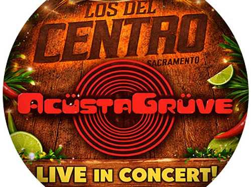 On Stage Cinco de Mayo style with AcustaGruve and Los Del Centro