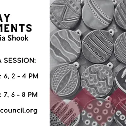 REGISTRATION DEADLINES: Holiday Ornaments