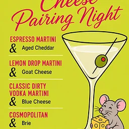 Martini & Cheese Tasting Class