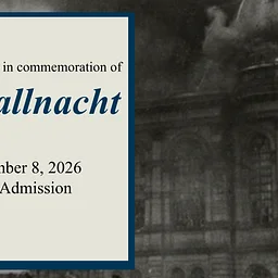 Free Admission – Kristallnacht
