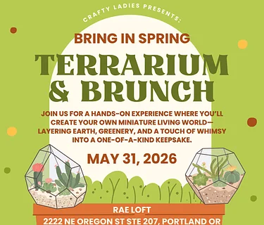 Spellbound Brunch and Crafts: Springtime Terrariums