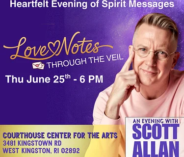 Love Notes Through the Veil – Scott Allan 6/25/26 THU 6PM