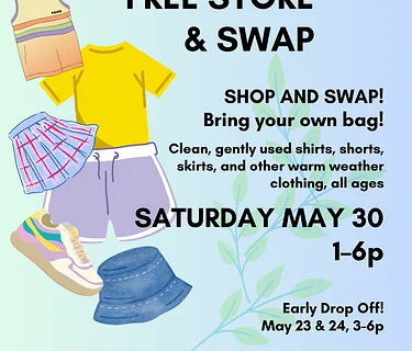 Warm Weather Free Store & Swap