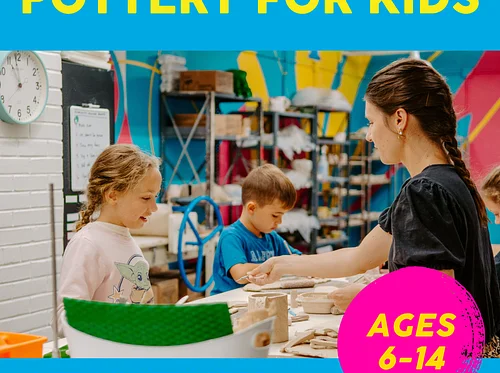 Wednesdays 4/15-29, 4-5:30pm, 3 weeks: Pottery for Kids Ages 6-14