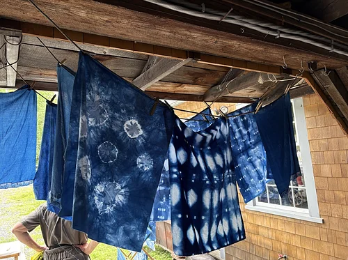Shibori Cloth Dyeing
