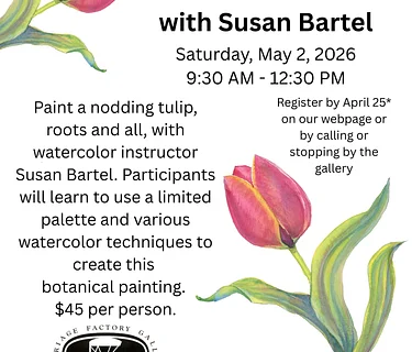 Tulip Talk Watercolor Class with Susan Bartel
