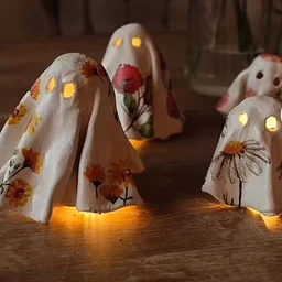 Clay Drape Ghost Set