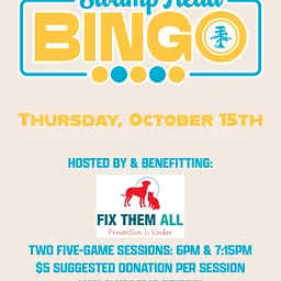 BINGO Benefitting Fix Them All
