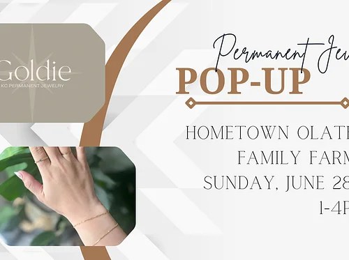 ✨ Goldie Permanent Jewelry Pop-Up!
