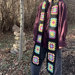 Beyond Basics: Crochet Granny Square Scarf