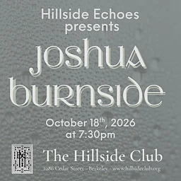 Hillside Echoes presents Joshua Burnside