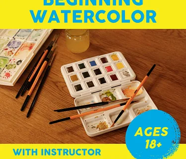 Saturday 4/11, 1-3pm: Beginning Watercolor