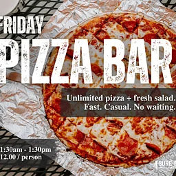 All You Can Eat- Pizza + Salad Buffet