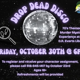 Drop Dead Disco Murder Mystery Party