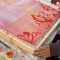 Silk Painting with Grace