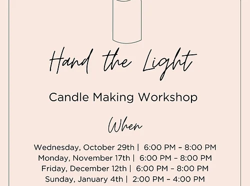 Candle Making Workshop