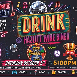 Oasis Game Night: DRINK – Hazlitt Wine BINGO
