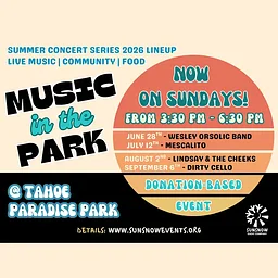 Music in the Park at Tahoe Paradise Park