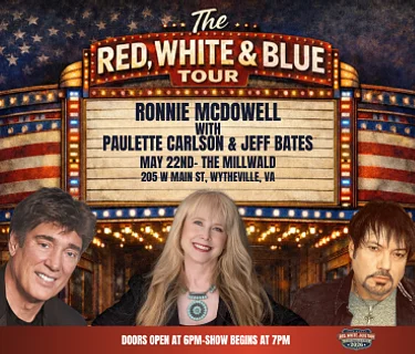 Ronnie McDowell's Red White and Blue Tour featuring Paulette Carlson of Highway 101 and Jeff Bates