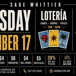 Lotería Night + Lions vs Bills TNF | Sage Whittier