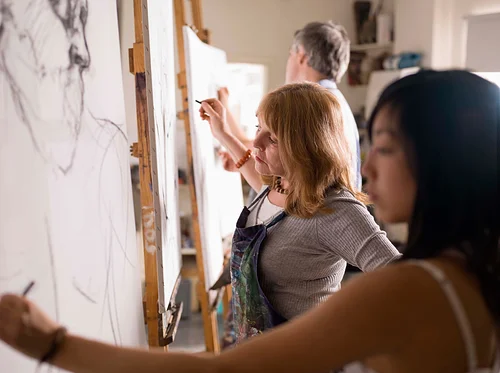 Life Model Sketching Class