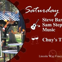 Saturday Tunes and Food with Steve Baxter and Sam Stephenson Music and Chuy’s Tacos